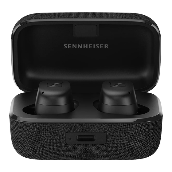 Sennheiser MOMENTUM True Wireless 3 Manual De Instrucciones