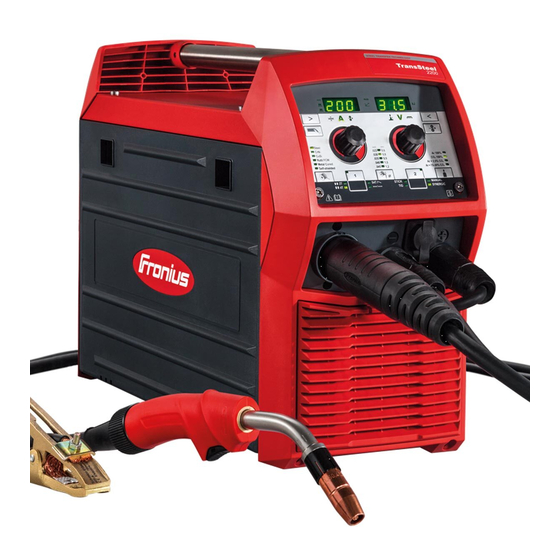 Fronius TransSteel 2200 Guia De Inicio Rapido