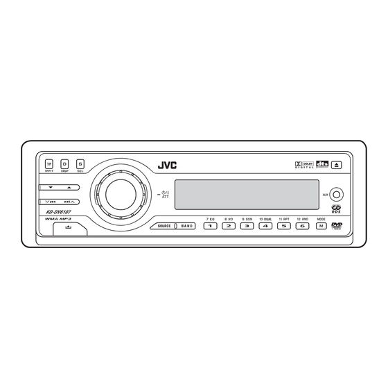 JVC KD-DV6101 Manual De Instalación