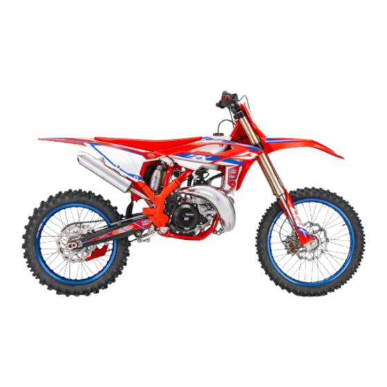 Beta Motorcycles RR 250 2T EUROPA Manual Del Usuario