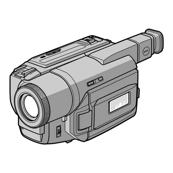 Sony DCR-TRV520 Manual De Instrucciones