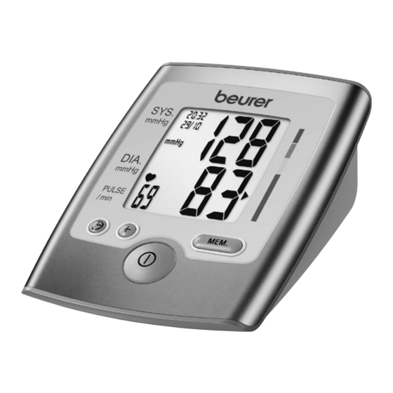 Beurer medical BM 35 Instrucciones Para El Uso