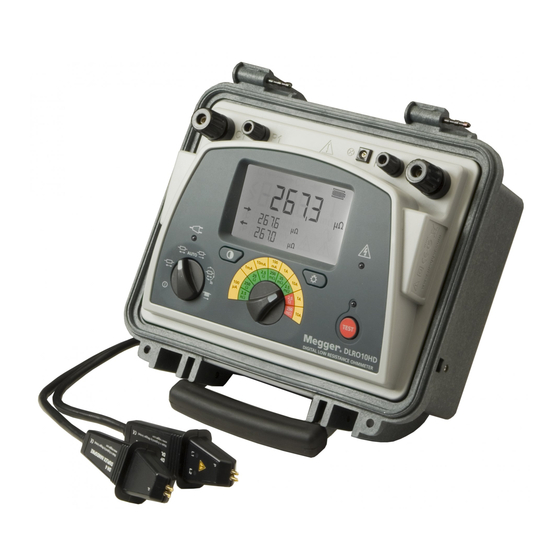 Megger DLRO10 Manual De Instrucciones