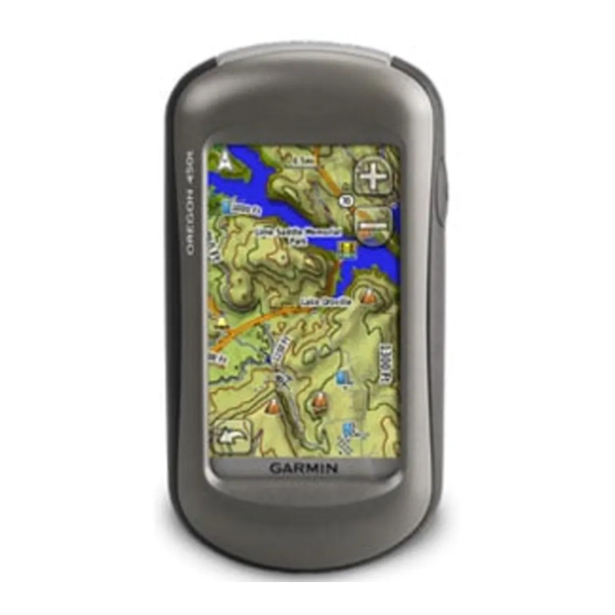 Garmin OREGON Serie Guia De Inicio Rapido