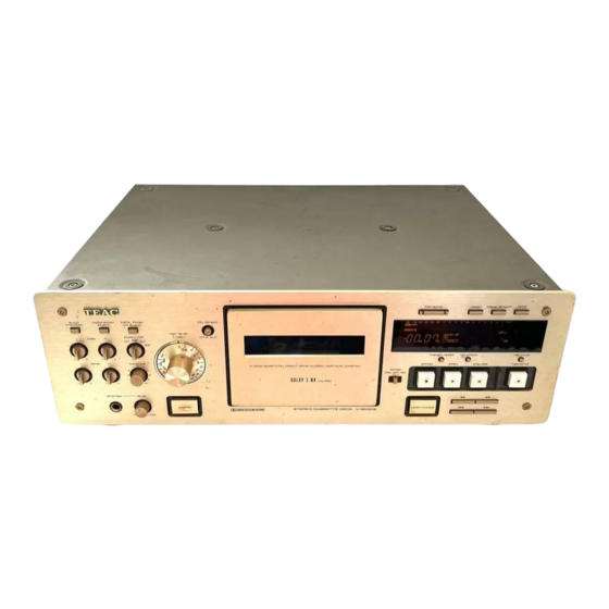 Teac V-8030S Manual Del Usuario