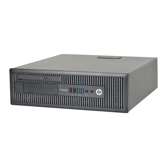 HP ProDesk 600 G1 Guía De Hardware