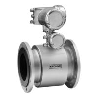 KROHNE TIDALFLUX 2300 F Inicio Rápido