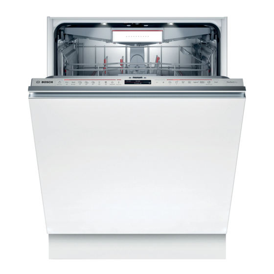 Bosch SMV8YCX01E Manual De Usuario