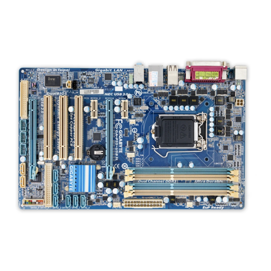 Gigabyte GA-P55-USB3L Manual De Usuario