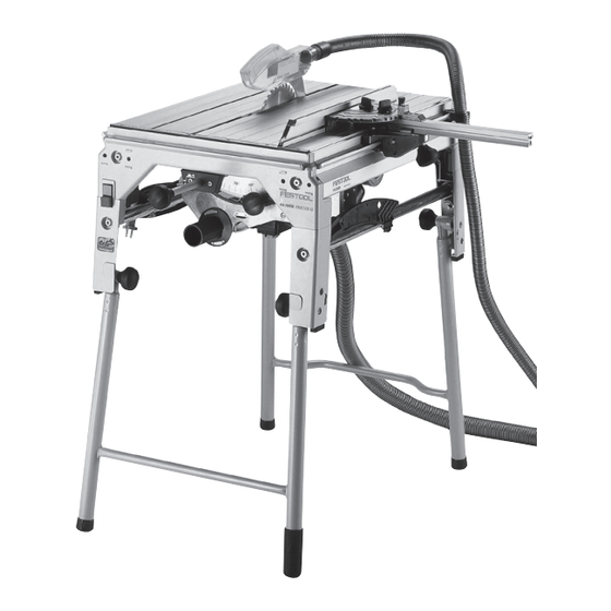 Festool PRECISIO CS 70 EBG Manual De Instrucciones