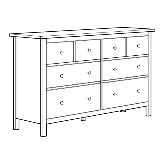 IKEA HEMNES Manual De Instrucciones