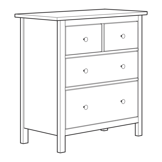 IKEA HEMNES Manual De Instrucciones