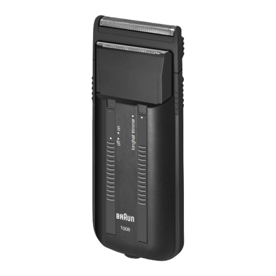 Braun 1000 Serie Manual Del Usuario