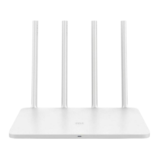 Xiaomi ROUTER 3 Manual De Usuario