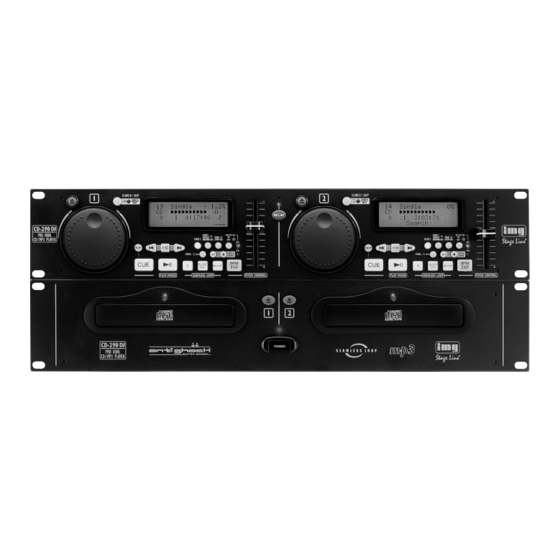 IMG STAGELINE CD-290DJ Manual De Instrucciones