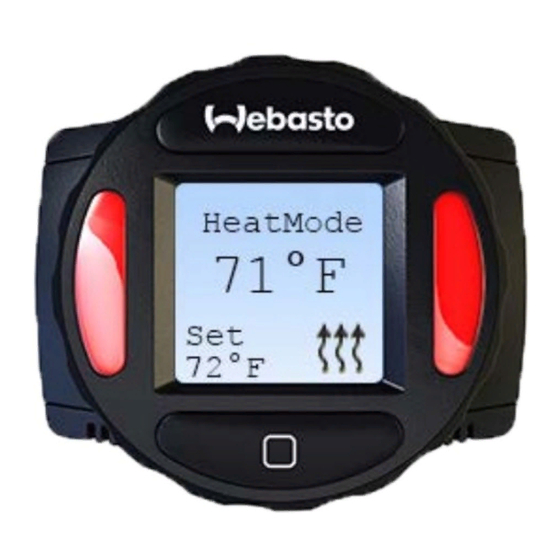 Webasto SmarTemp Control Instrucciones De Operación Y Instalación