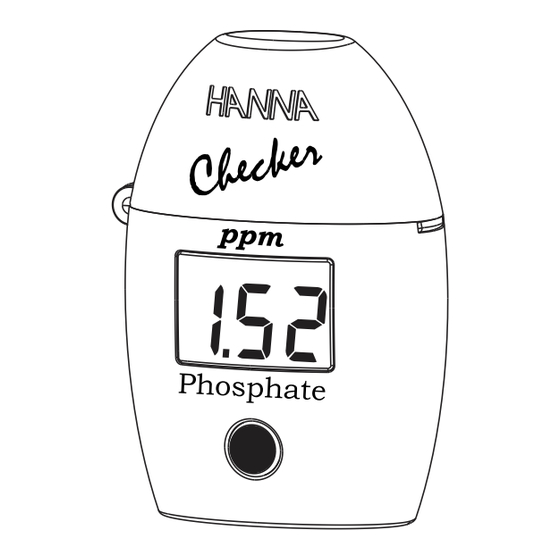 Hanna Instruments HI 713 Manual De Instrucciones