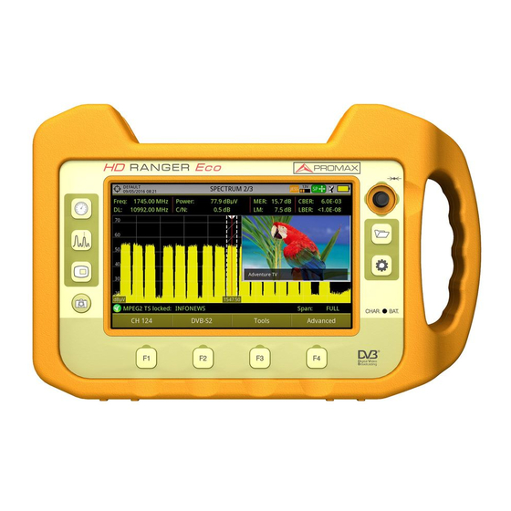 Promax HD RANGER Eco Manual De Instrucciones