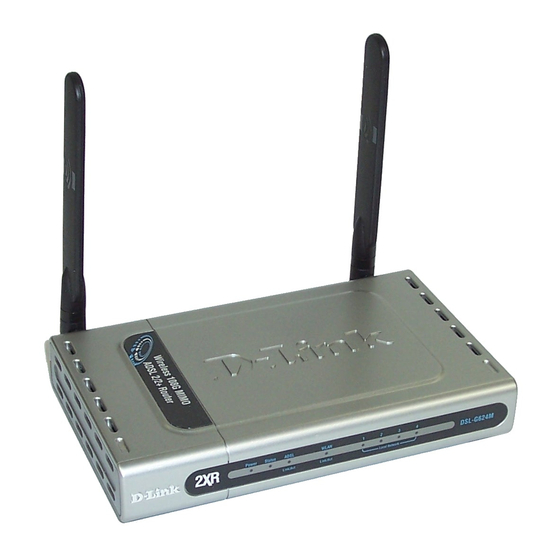 D-Link DSL-G624M Manuales