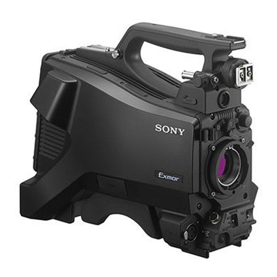 Sony HXC-FB75 Manual De Instrucciones