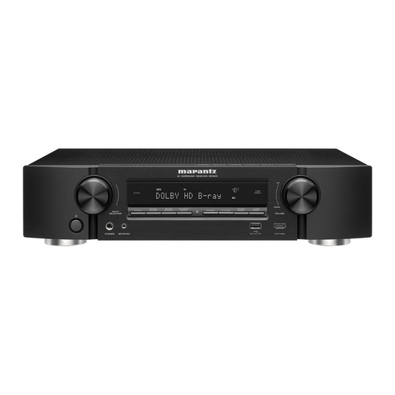 Marantz NR1605 Manual Del Usuario