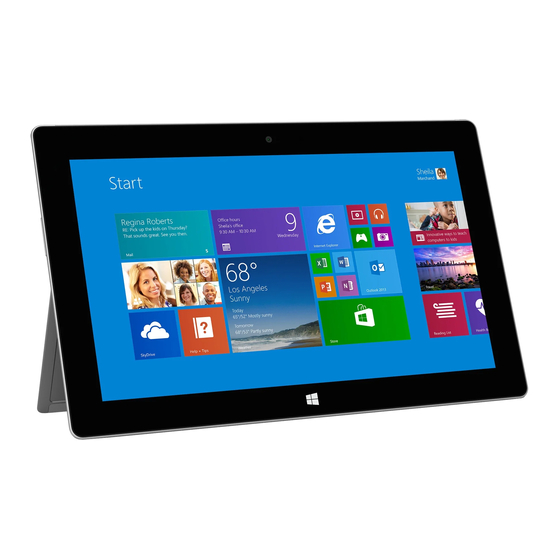 Microsoft Surface 2 Manual Del Usuario
