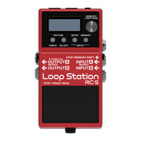 Boss Loop Station RC-5 Manual De Referencia