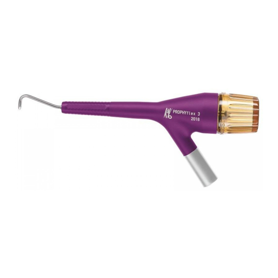 KaVo PROPHYflex 3 Instrucciones De Uso