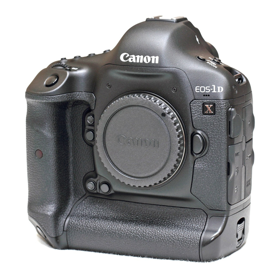 Canon eos-1DX Manual De Instrucciones