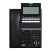 NEC UNIVERGE ITZ-12D-3 TEL Guía De Usuario Básico