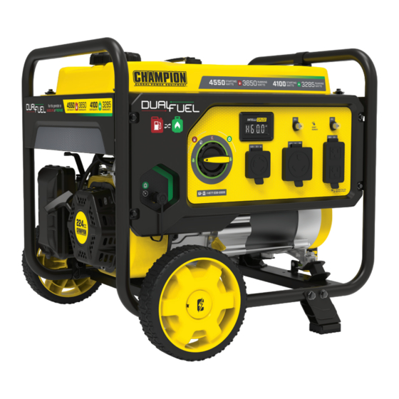 Champion Global Power Equipment 201205 Manual Del Operador