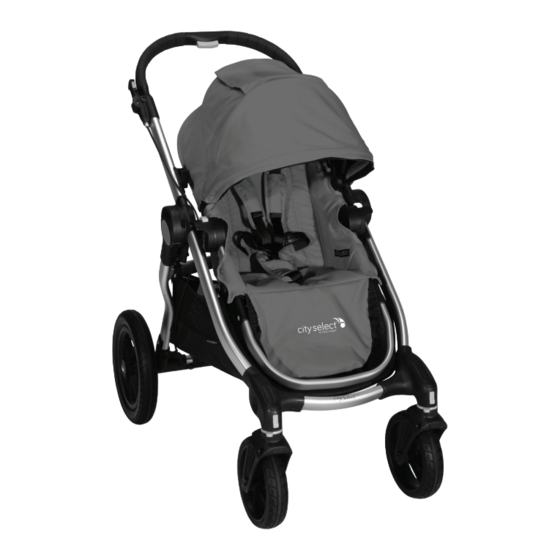 Baby Jogger city select Instrucciones Para Ensamblaje