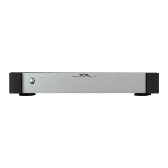 Rotel RB-1072 Manual De Instrucciones