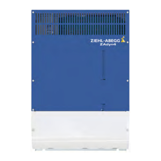 ZIEHL-ABEGG ZA dyn 4C Instrucciones De Uso Originales