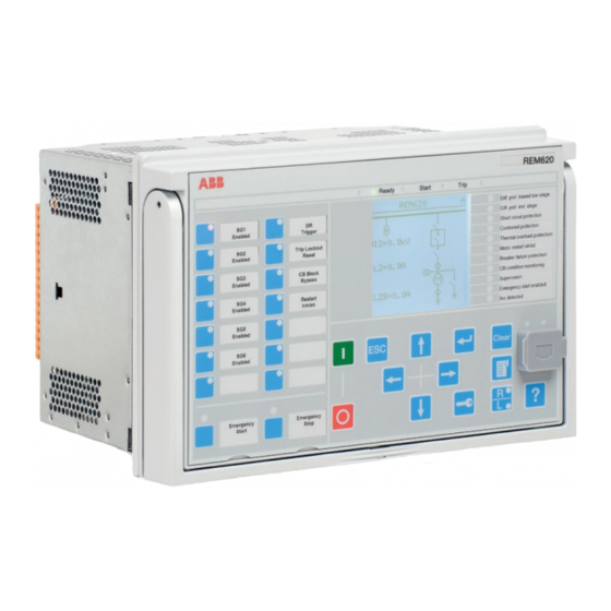 ABB REM620 Guía Del Producto