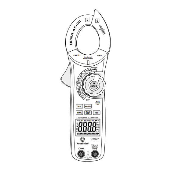 Southwire 22070T Instrucciones De Uso
