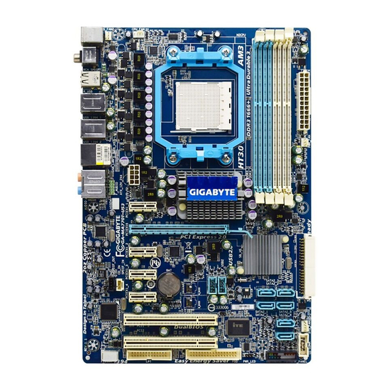 Gigabyte GA-MA770T-UD3 Manual De Usuario