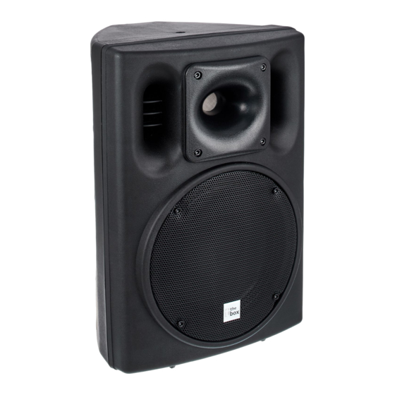 thomann The box pro PA 108 Manual De Instrucciones