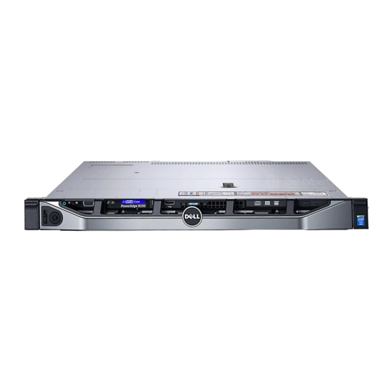 Dell PowerEdge R230 Manual Del Propietário