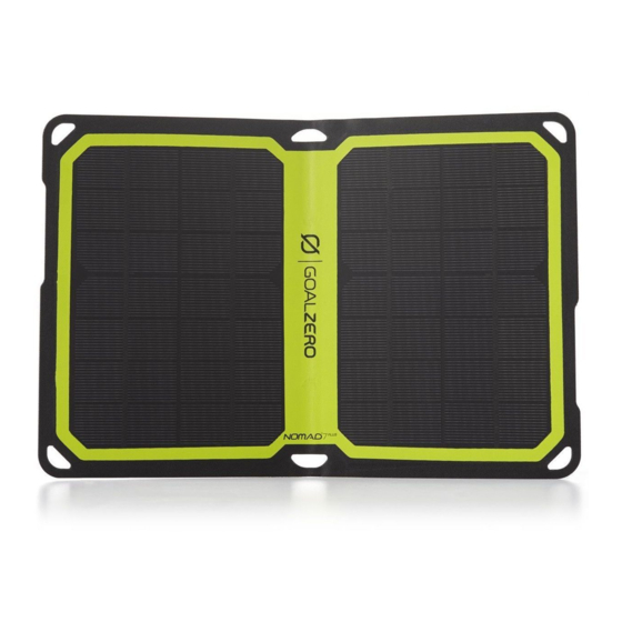 Goalzero NOMAD 7 PLUS Manuales