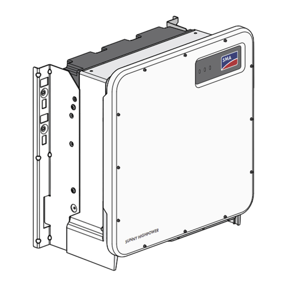 SMA SUNNY HIGHPOWER PEAK3 Manual De Instrucciones