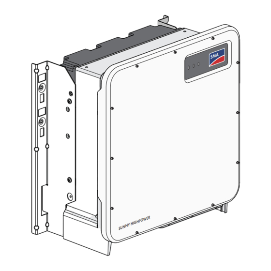 SMA SUNNY HIGHPOWER PEAK3 Instrucciones De Funcionamiento