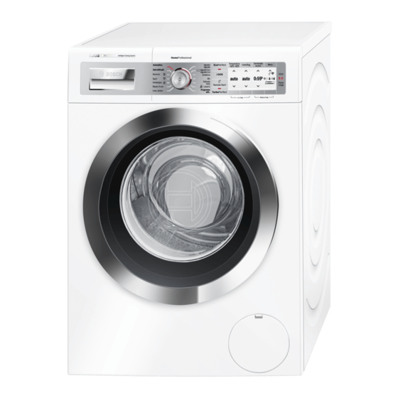 Bosch WAYH890ES Instrucciones De Uso Y Montaje