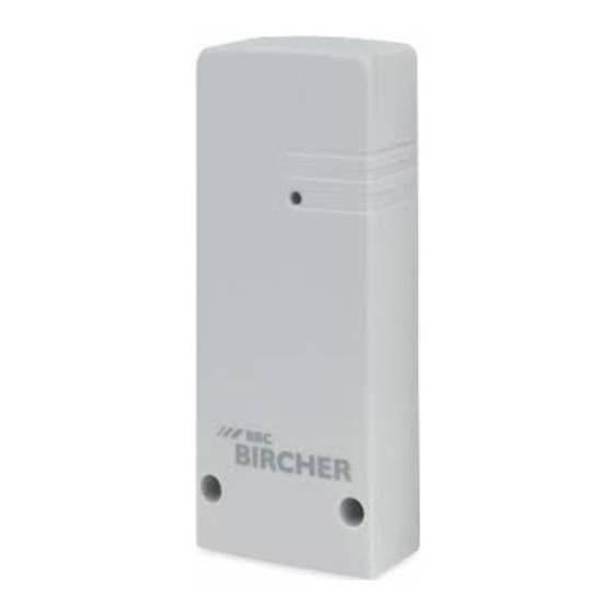 BBC Bircher XRF-T.2 Instrucciones De Servicio Originales