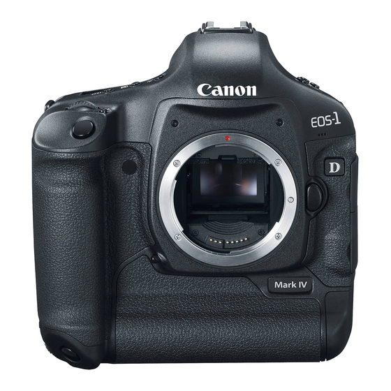Canon EOS-1D Mark IV Guía De Funciones Personalizables