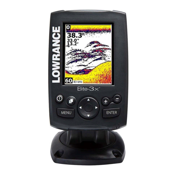 Lowrance Elite-3x Manuales