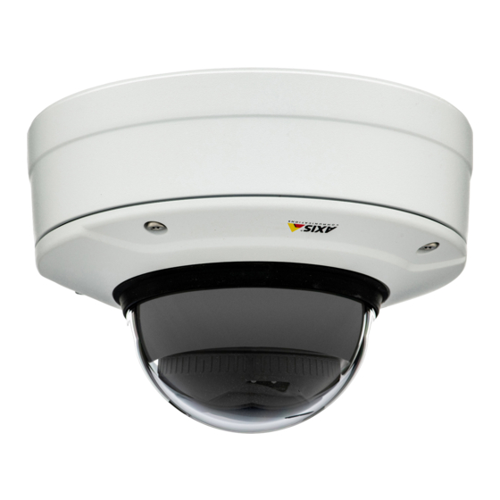 Axis Q3527-LVE Manual Del Usuario