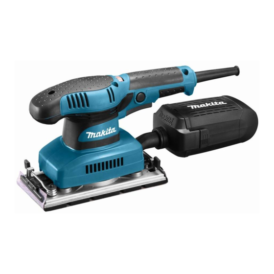 Makita BO3710 Manual De Instrucciones