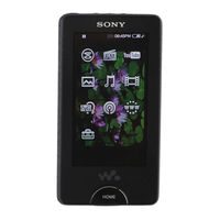 Sony Walkman NWZ-X1060 Guia De Funcionamiento