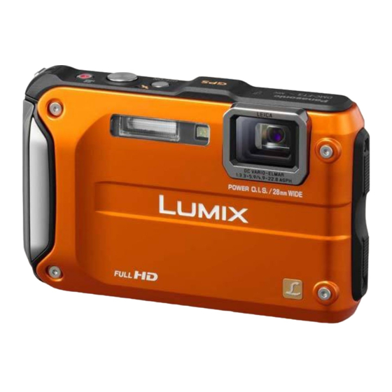 Panasonic LUMIX DMC-FT3 Instrucciones De Funcionamiento